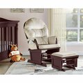 Kd Aparador Madison Glider & Ottoman Espresso & Latte KD3534028